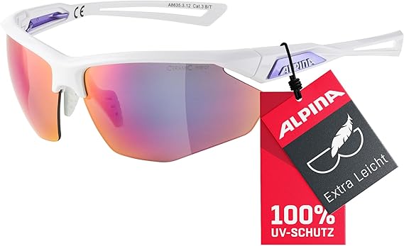 ALPINA NYLOS HR Sportbrille verspiegelt mit UV-Schutz