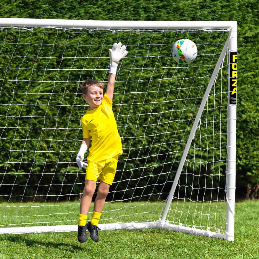 FORZA Fußballtor 2,4 m x 1,8 m aus robustem uPVC