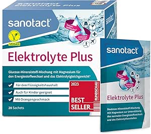 sanotact Elektrolyte Plus Pulver 20 Beutel Orangengeschmack