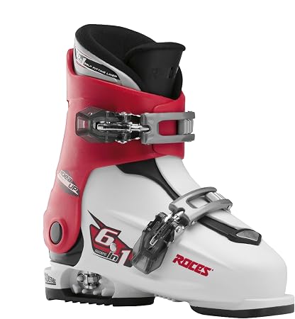 Roces Idea Up Kinder-Skischuhe größenverstellbar pink-weiß