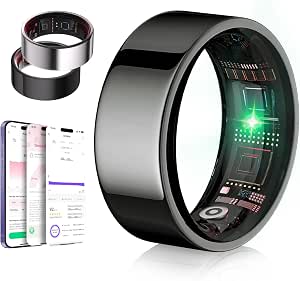 Smart Ring 8.Gen IP68 wasserdicht für Schlaf und Herzfrequenz