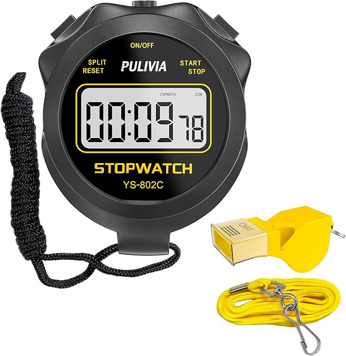 PULIVIA Digitale Stoppuhr für Training und Schwimmen