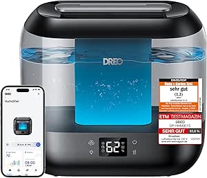 Dreo Smart Luftbefeuchter 4L – leise, top-befüllbar, 36h Laufzeit