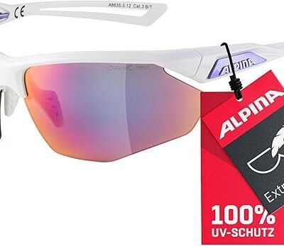 ALPINA NYLOS HR Sportbrille verspiegelt mit UV-Schutz